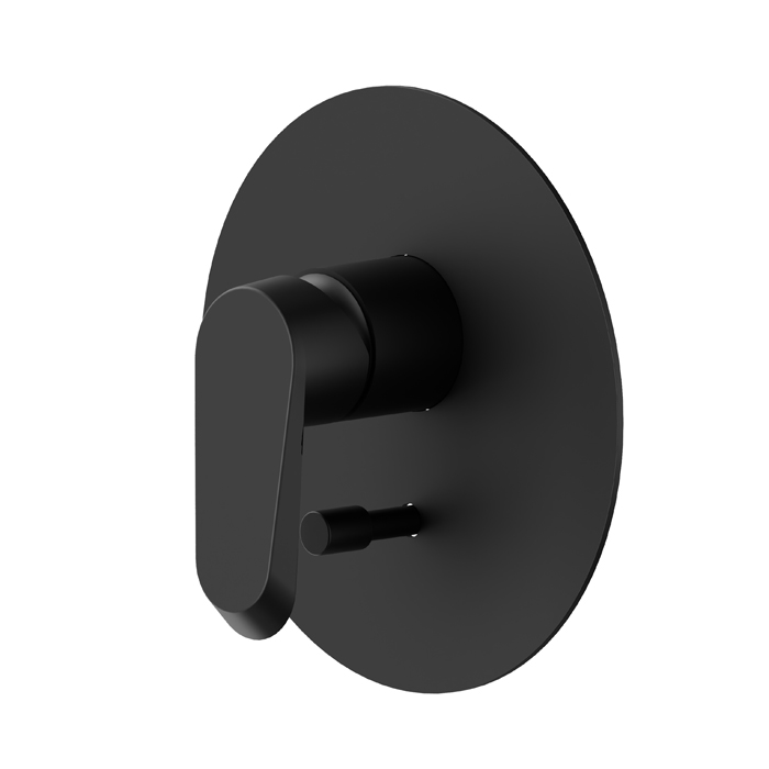 Изображение Смеситель для душа Newform Nio 68970E встраиваемый автопереключатель на 2 потока внешняя часть