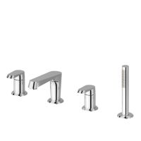 Смеситель на борт ванны Newform Nio 68982C.21.018 с изливом и ручным душем схема 1 Смеситель на борт ванны Newform Nio 68982C.21.018 с изливом и ручным душем схема 1