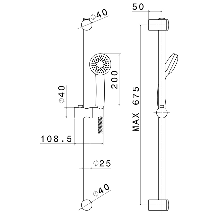Душевой гарнитур штанга Newform Shower set 69356.21.018 ручной душ шланг 150 см хром ФОТО