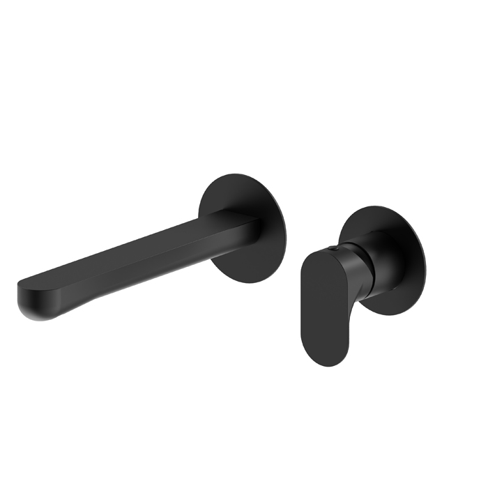 Изображение Смеситель с длинным изливом для раковины Newform Linfa II 69430E встраиваемый внешняя часть