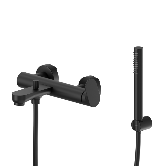 Смеситель для ванны Newform Linfa II 69440C с изливом и ручным душем