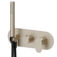 Встраиваемый смеситель для душа Newform Linfa II 69469E с ручным душем 2 потока внешняя часть схема 4