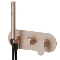 Встраиваемый смеситель для душа Newform Linfa II 69469E с ручным душем 2 потока внешняя часть схема 5