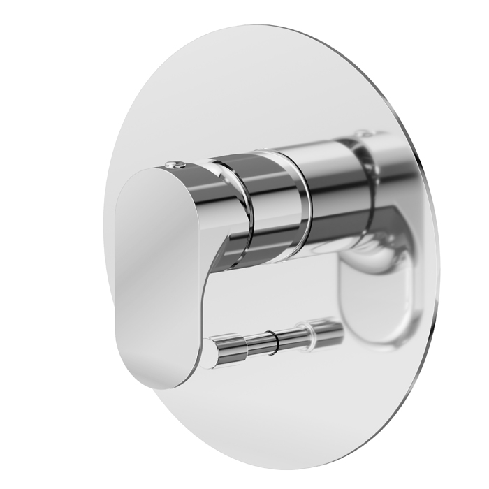 Смеситель для душа на 2 потока Newform Linfa II 69470E встраиваемый автопереключатель внешняя часть ФОТО