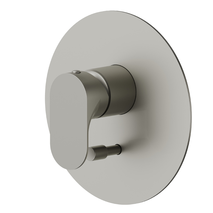 Смеситель для душа на 2 потока Newform Linfa II 69470E встраиваемый автопереключатель внешняя часть ФОТО