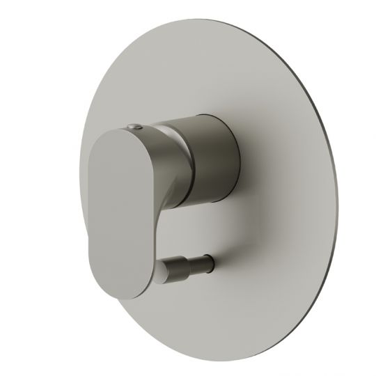 Смеситель для душа на 2 потока Newform Linfa II 69470E встраиваемый автопереключатель внешняя часть схема 4