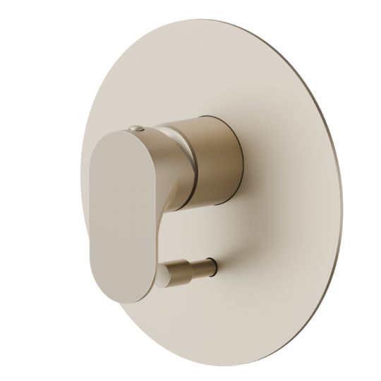 Смеситель для душа на 2 потока Newform Linfa II 69470E встраиваемый автопереключатель внешняя часть схема 5