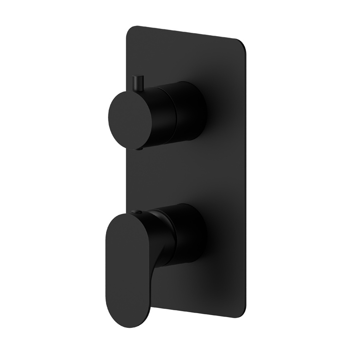 Изображение Смеситель для душа Newform Linfa II 69473E  встраиваемый 2 потока внешняя часть