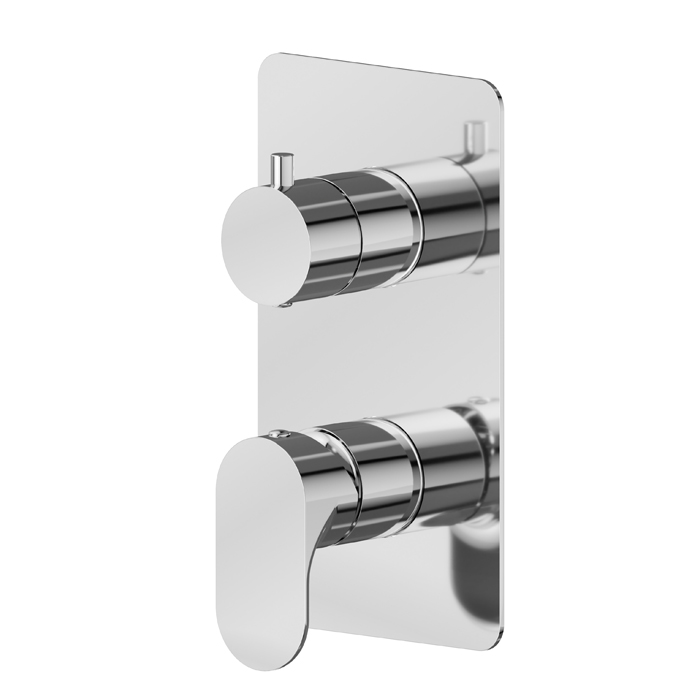 Смеситель для душа Newform Linfa II 69473E  встраиваемый 2 потока внешняя часть ФОТО