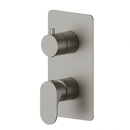 Смеситель для душа Newform Linfa II 69473E  встраиваемый 2 потока внешняя часть схема 3