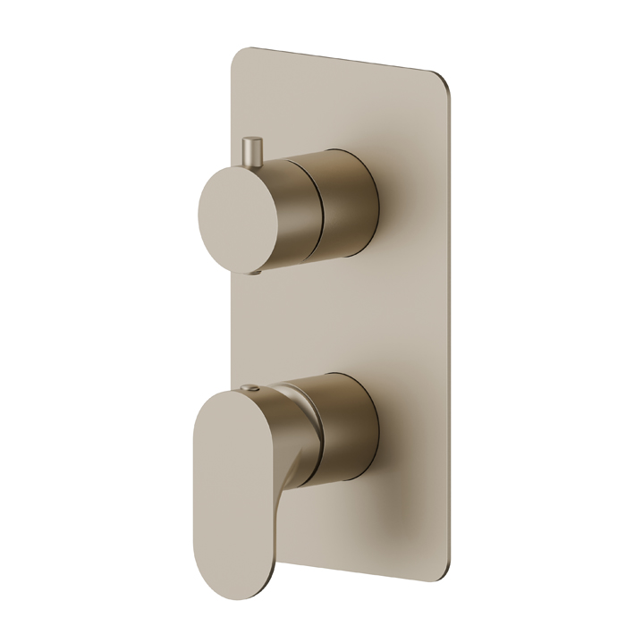 Смеситель для душа Newform Linfa II 69473E  встраиваемый 2 потока внешняя часть ФОТО