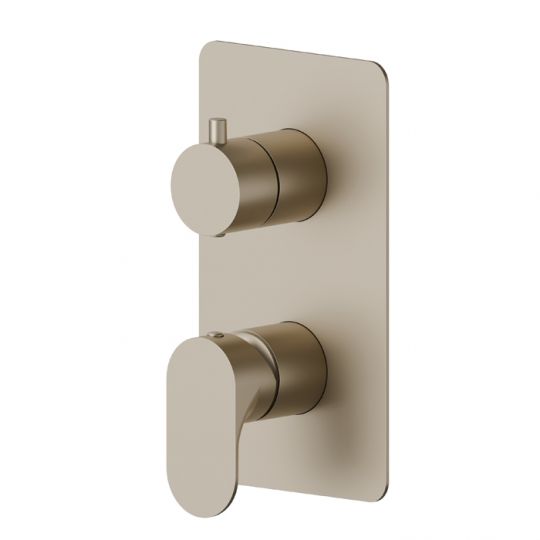 Смеситель для душа Newform Linfa II 69473E  встраиваемый 2 потока внешняя часть схема 4