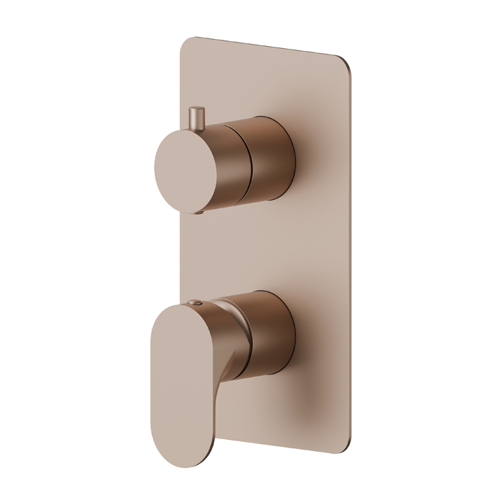 Смеситель для душа Newform Linfa II 69473E  встраиваемый 2 потока внешняя часть ФОТО