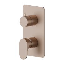 Смеситель для душа Newform Linfa II 69473E  встраиваемый 2 потока внешняя часть схема 5