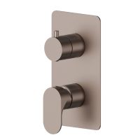 Смеситель для душа Newform Linfa II 69473E  встраиваемый 2 потока внешняя часть схема 6