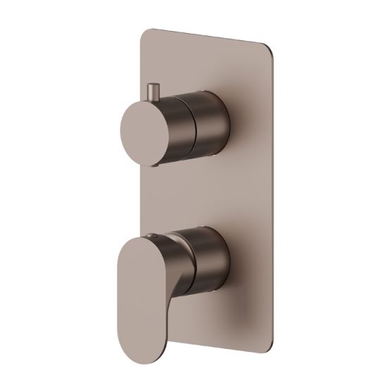 Смеситель для душа Newform Linfa II 69473E  встраиваемый 2 потока внешняя часть схема 6