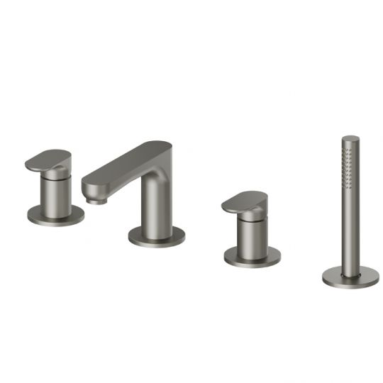 Смеситель на борт ванны Newform Linfa II 69482C 4 отверстия с изливом и ручным душем схема 5 Смеситель на борт ванны Newform Linfa II 69482C 4 отверстия с изливом и ручным душем схема 5