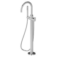 Напольный смеситель для ванны Newform Linfa II 69484E с ручным душем внешняя часть схема 3