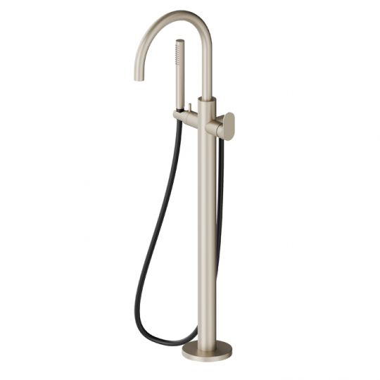 Напольный смеситель для ванны Newform Linfa II 69484E с ручным душем внешняя часть схема 7