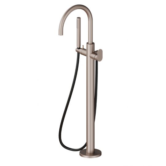 Напольный смеситель для ванны Newform Linfa II 69484E с ручным душем внешняя часть схема 11