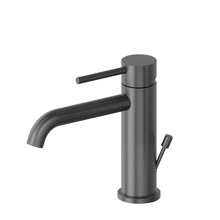 Смеситель для раковины на 1 отверстие Newform X-STEEL 316 69610X с донный клапаном излив 14.5 см ФОТО