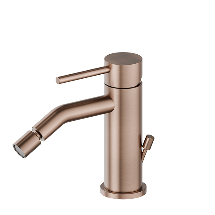 Смеситель для биде на 1 отверстие Newform X-STEEL 316 69623X с донный клапаном излив 13.4 см ФОТО