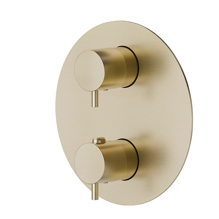 Смеситель для душа термостатический Newform X-STEEL 316 69663EX с переключателем до 5 источников (для 31061/31020/27888/27889) ФОТО