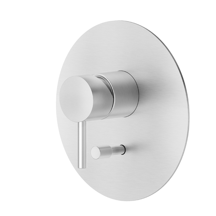 Изображение Смеситель для душа Newform X-Steel 316 69670EX с автопереключатель на 2 потока внешняя часть