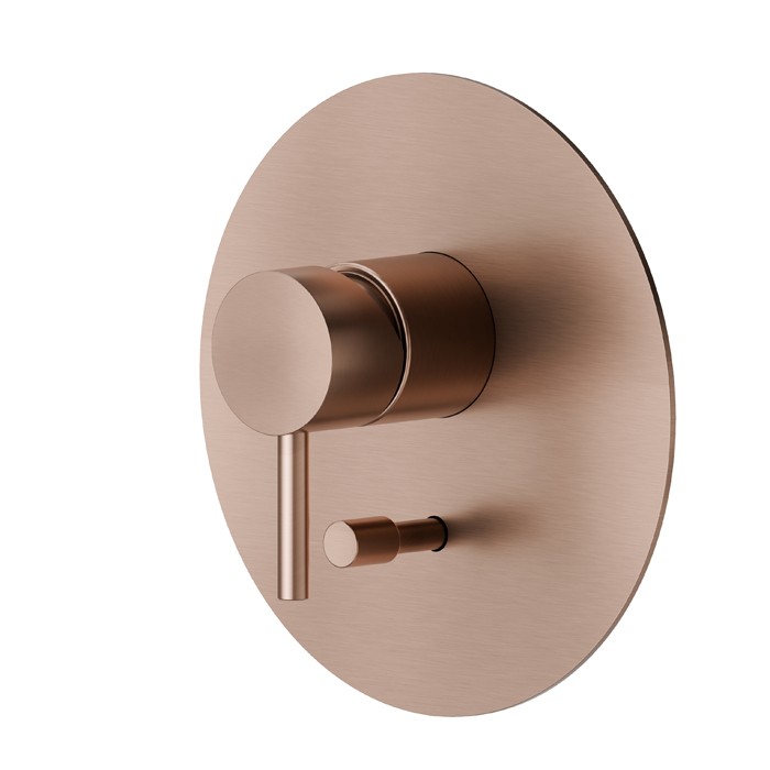 Смеситель для душа Newform X-Steel 316 69670EX с автопереключатель на 2 потока внешняя часть ФОТО