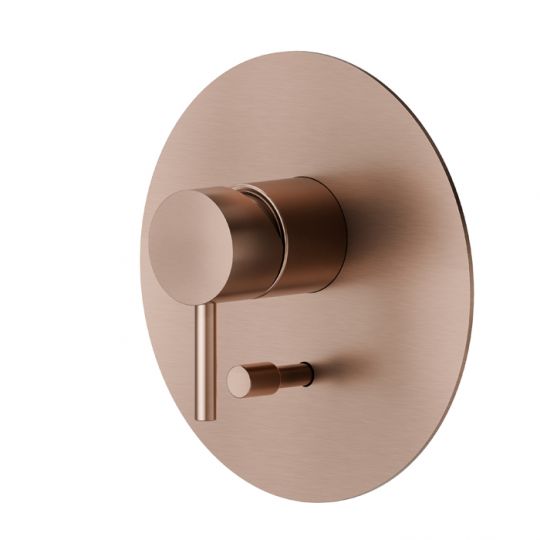 Смеситель для душа Newform X-Steel 316 69670EX с автопереключатель на 2 потока внешняя часть схема 3