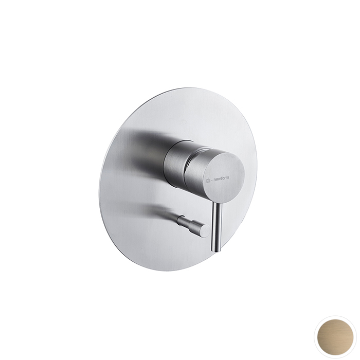 Смеситель для душа Newform X-Steel 316 69670EX с автопереключатель на 2 потока внешняя часть ФОТО