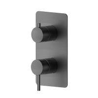 Смеситель для душа Newform X-STEEL 316 69673EX с переключателем на 2 выхода схема 2