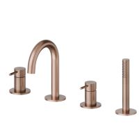 Смеситель для ванны набортный с Newform X-STEEL 316 69682XC в комплекте с ручной лейкой схема 3 Смеситель для ванны набортный с Newform X-STEEL 316 69682XC в комплекте с ручной лейкой схема 3