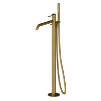 Смеситель для ванны напольный Newform X-STEEL 316 69684EX излив 243 мм без встраиваемой части схема 7