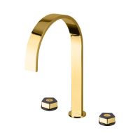 Смеситель для ванны Newform ParkLE 69700 высокий 3 отверстия с донным клапаном схема 3