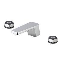 Смеситель на 3 отверстия для ванны Newform ParkLE 69707 с донным клапаном схема 1