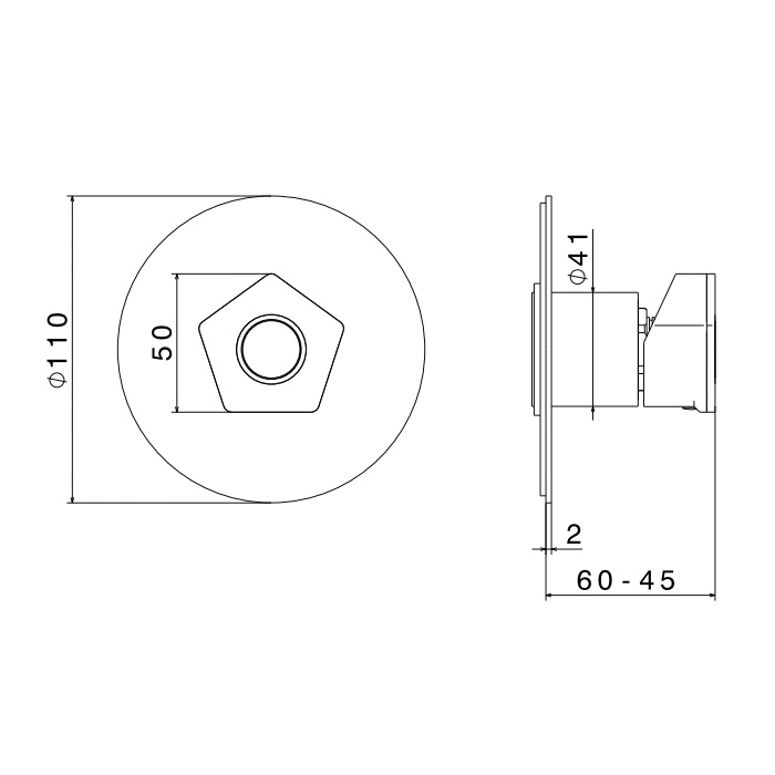 Смеситель для душа Newform ParkLE 69775E встраиваемый на 1 поток ФОТО