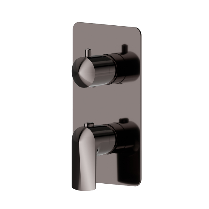 Смеситель термостат для душа Newform Delta Zero 69857E встраиваемый внешняя часть ФОТО