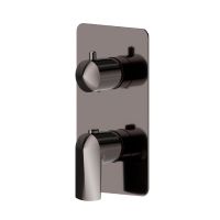 Смеситель термостат для душа Newform Delta Zero 69857E встраиваемый внешняя часть схема 2