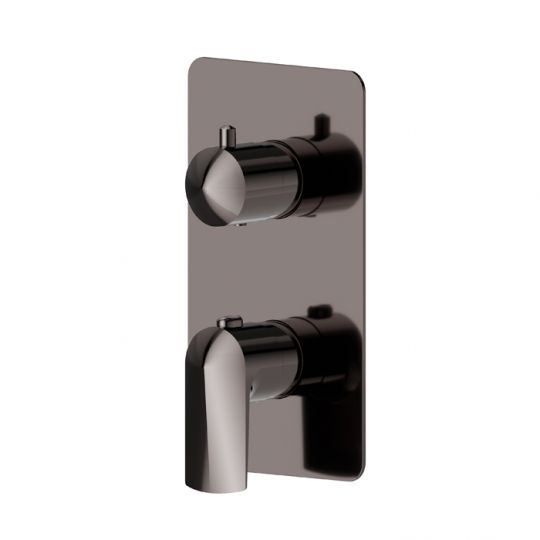 Смеситель термостат для душа Newform Delta Zero 69857E встраиваемый внешняя часть схема 2