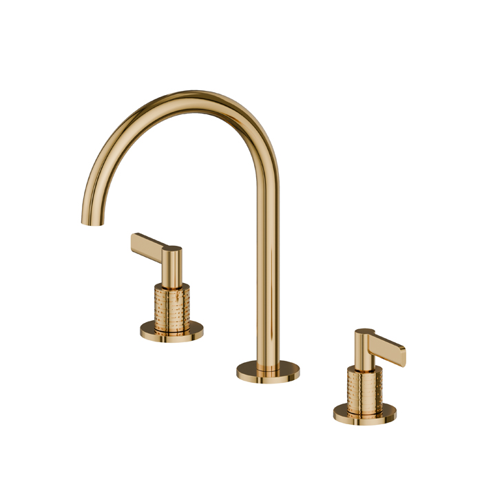 Изображение Смеситель для раковины Newform Blink Chic Luxury 71101.61.020 средний на три отверстия