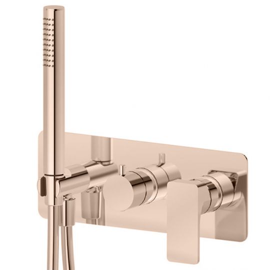 Смеситель для душа Newform B-Easy 72669E 2 потока с ручным душем внешняя часть схема 2 Смеситель для душа Newform B-Easy 72669E 2 потока с ручным душем внешняя часть схема 2