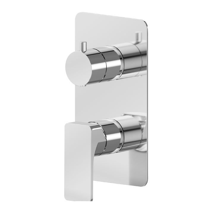 Внешняя часть смесителя для душа Newform B-Easy 72674E 2 потока ФОТО