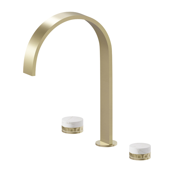 Смеситель для раковины Newform Ionika Allure 73000.59.098 3 отверстия высокий