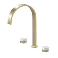 Смеситель для раковины Newform Ionika Allure 73000.59.098 3 отверстия высокий схема 1