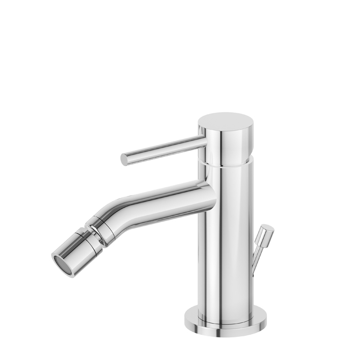 Изображение Смеситель для биде Newform X-Way 73925.21.018 1 отверстие с донным клапаном хром