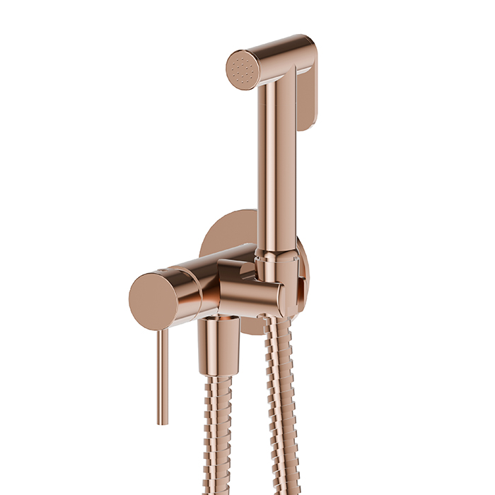 Смеситель с гигиеническим душем Newform Idroscopini 886E  держатель шланг 120 см ФОТО