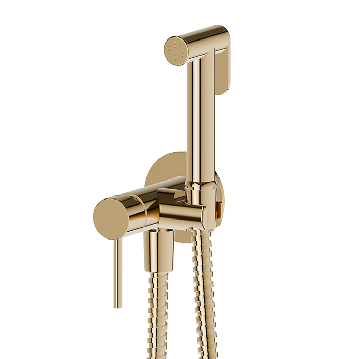 Смеситель с гигиеническим душем Newform Idroscopini 886E  держатель шланг 120 см ФОТО