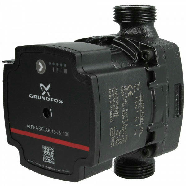 Насос циркуляционный ALPHA SOLAR 15-75 130 Grundfos