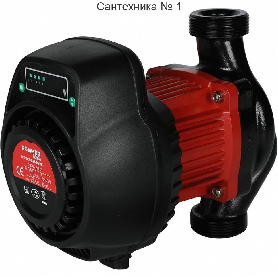 Насос циркуляционный ER 25/80-180 с гайками ROMMER